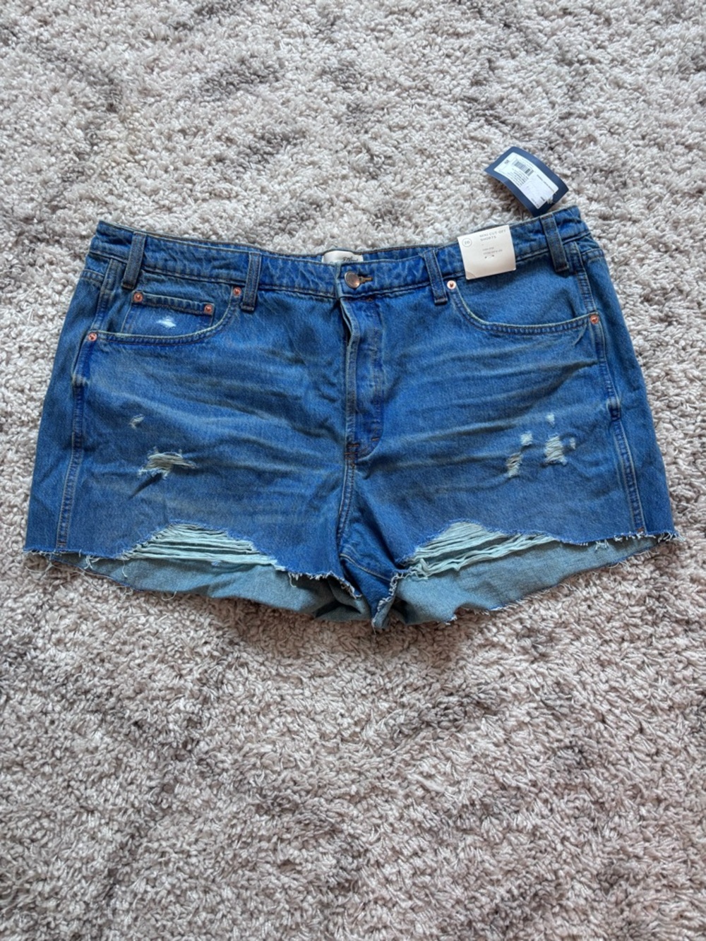 Universal Thread Distressed Blue Denim Cutoff Shorts